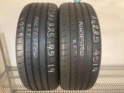 NO SHIPPING ONLY LOCAL PICK UP 2 Tires 225 45 19 Dunlop SportMaxx RT2 RunFlat