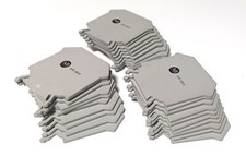 Allen Bradley 1492-EB16 Gray Terminal Block End Barriers ( Lot of 30 )