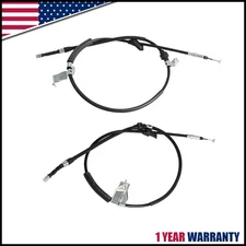 For HONDA 99-00 CIVIC Si 94-98 Acura Integra Parking Hand Brake Cable Set 2pcs