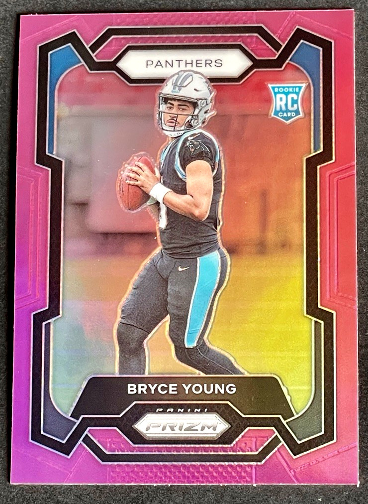 2023 Panini Prizm Bryce Young Rookie Pink Prizm RC #311 Panthers
