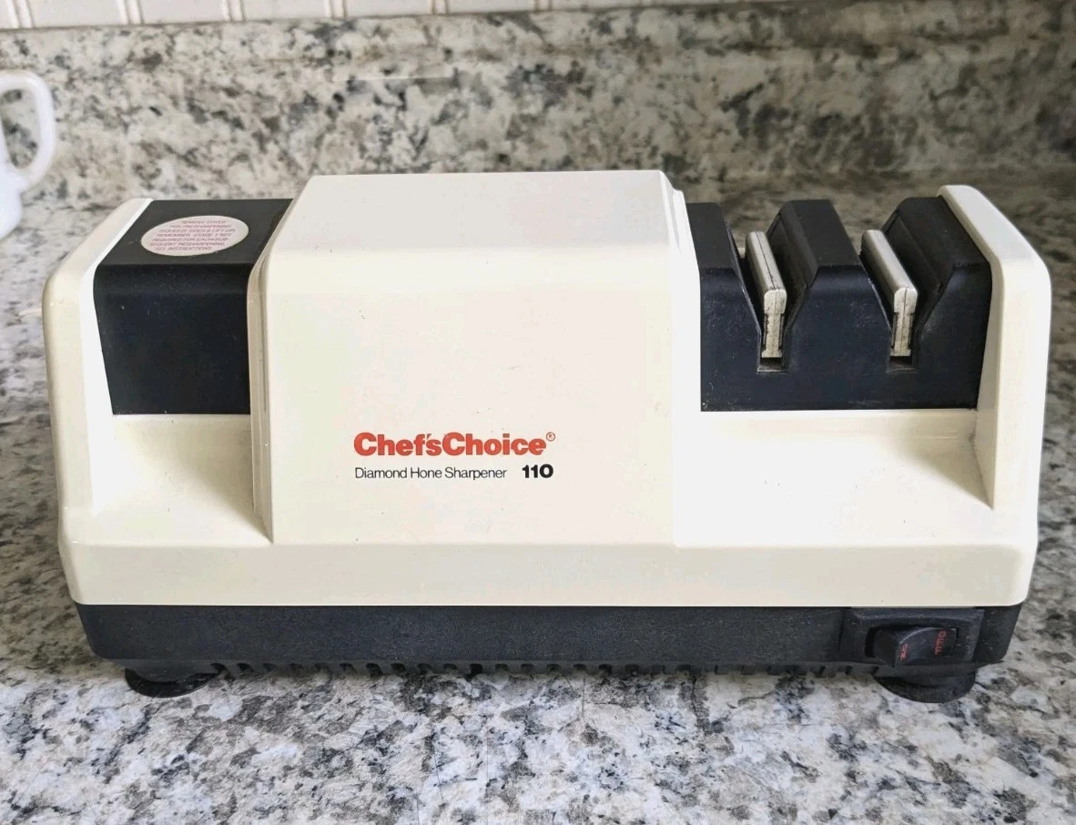 CHEF'S CHOICE Model 110 3 Stage Diamond Hone Electric Knife Sharpener Made USA