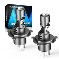 NOVSIGHT 2X H4 60W 6500K LED Headlight White Bulbs Kit High-Low Beam Super White