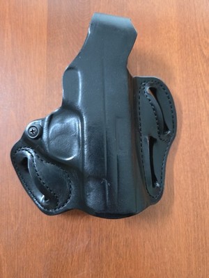 DeSantis Thumb Break Scabbard Leather Holster S&W Shield 9/40 RH Never Used