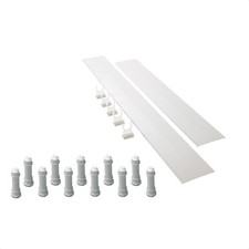 Mira Flight Low 'Easy Plumb' Shower Tray Riser Kit 1200mm White 1.1697.033.WH