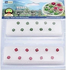 JTT Cabbage & Lettuce - HO Scale Model Railroad Scenery Plant - #95527
