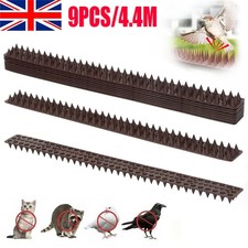 9pcs 4.4m Fence Wall Spikes Security Intruder Repellent Anti Cat Climb Bird UK