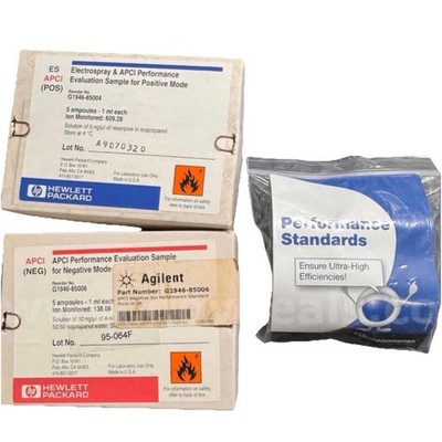 Agilent G1946-85004 & G1946-85006 LC-MS Performance Standards + Phenomenex ( + -