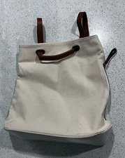 Mark & Graham CANVAS BEDFORD BACKPACK Shoulder Handbag NWT READ