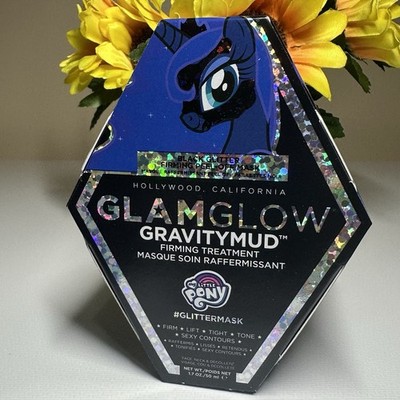 GLAMGLOW GravityMud FIRMING FACE MASK. My Little Pony Black. 1.7oz / 50ml