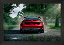 Alfa Romeo Giulia GTA Gerahmtes Wandbild Poster Leinwanddruck Bild