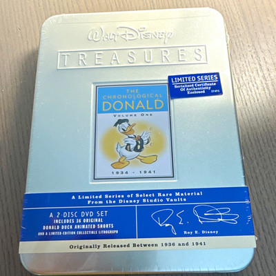 Walt Disney Treasures Chronological Donald Vol. 1 1934-1941 DVD 2-Disc