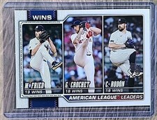 2026 Topps Series 1 #130 Max Fried American League Leaders Wins /2026