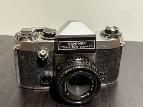 Hanimex Praktica Super TL 35mm SLR Film Camera w/Domiplan Lens UNTESTED - Picture 2 of 6