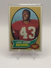 1970 Topps #24 Larry Brown Redskins Running Back Rookie Card RC [EXCELLENT]. rookie card picture