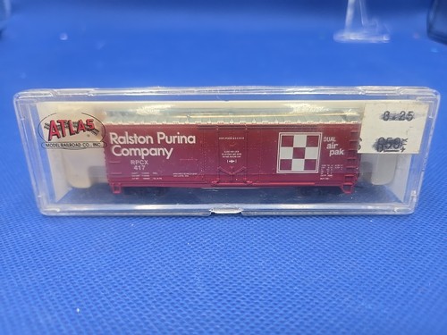 Spur N Atlas Railroad 33172 Stecktür Ralston Purina RPCX 417 Güterwagen N 261 | Zustand: New