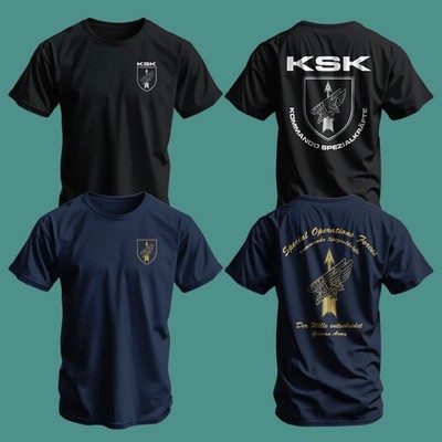 German Army KSK Special Forces T-Shirt Kommando Spezialkräfte Tactical Tee