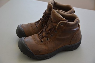 Keen Leather Briggs Mid Waterproof Hiking Boots Mens 40 EU 7.5 US Brown Outdoor