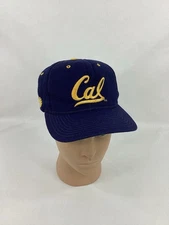 CAL CALIFORNIA GOLDEN BEARS Vintage Hat Cap by KMG PRO MODEL SnapBack BLUE OSFM