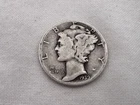 1939 P U.S. Mercury Silver Dime RE-13