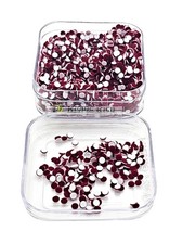 GNR Maroon Forehead Bindi for Women - Pack of 4 Boxes, 2mm Each