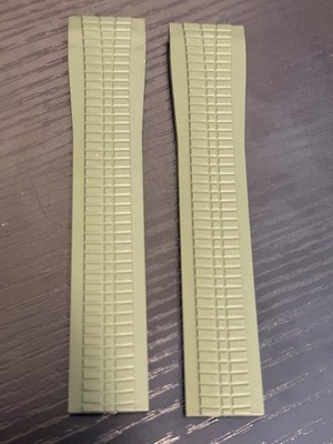 PATEK PHILIPPE AQUANAUT 5168 5968 Green  Rubber Strap (22mm X 18) NEW OEM UNCUT
