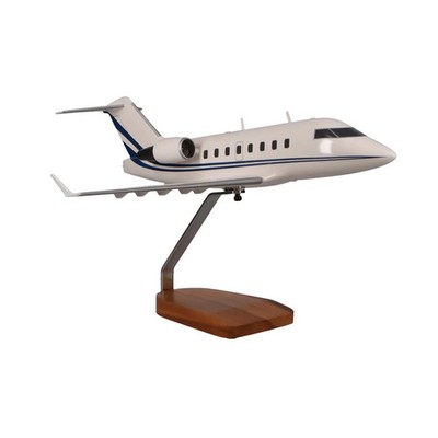 NEW Bombardier Challenger 600 Large Mahogany Model