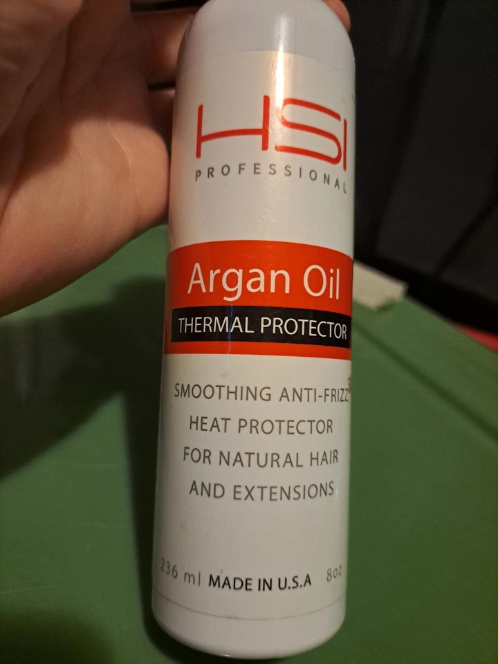 Protector térmico profesional Hsi 450 con aceite de argán 8 oz. Foto 3 de 4