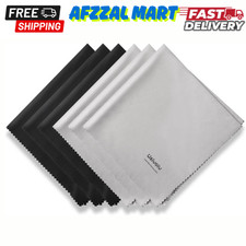 6PCS Large Eyeglass Cleaning Cloths, 12 x12 inches Glasses Cleaner, Individually