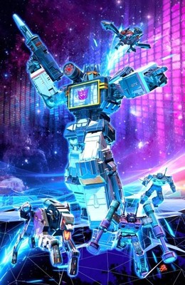 TRANSFORMERS #24 - Spot Foil - BJORN BARENDS 616 COMICS 80s Retro SOUNDWAVE Virg