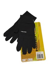 HEAD Men s Touchscreen Running Gloves Black Size S Sensatec High Grip