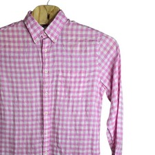Brooks Brothers Regent Fit Pink Gingham 100% ...