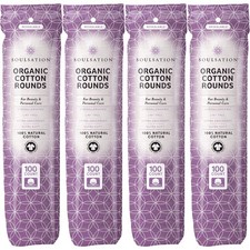 Organic Cotton Rounds, 400 Count - Makeup Remover Pads for Face, Lint-Free