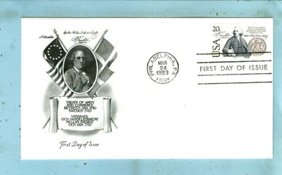 1983, Scott #2036, ARTMASTER FDC, "US - Sweden 1783 Treaty of Amity" - Image 1 of 3