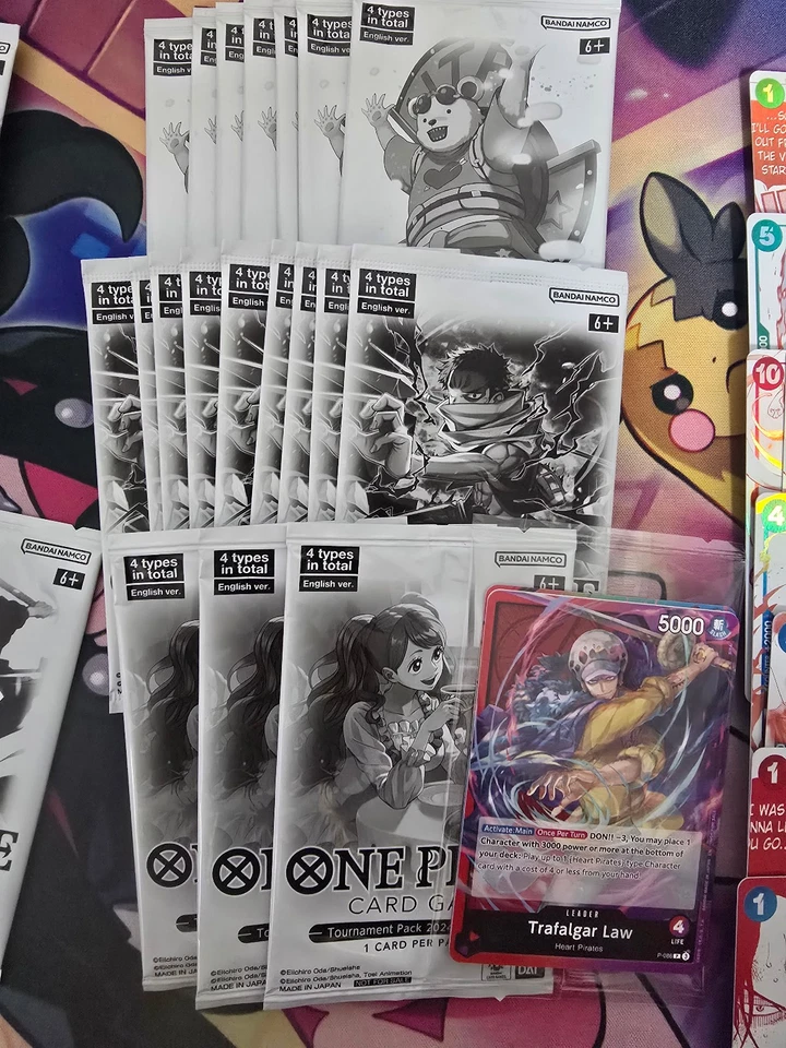 One Piece Card Game TCG Tournament Packs Sealed, Promo's English Lot 2 - Image 3 of 4