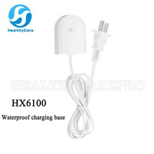 Waterproof Charging Base for Philips HX6100 White Toothbrush