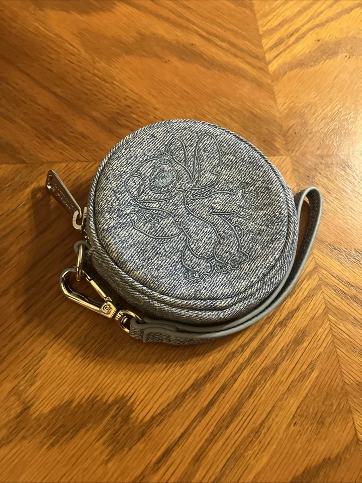 Loungefly Disney Stitch Denim Crossbody TB7 With Matching Wallet - Image 4 of 4