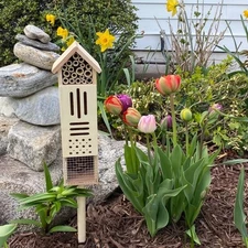 Wooden Insect House, Hotel for Bugs, Bees, Butterflys, 