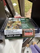 Simpson Strong-Tie Adjustable Post Base For Rough 6x6