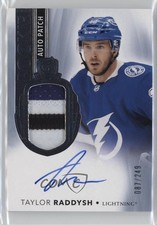 2021-22 Upper Deck The Cup Rookie 87/249 Taylor Raddysh #194 Patch Auto 0f5t