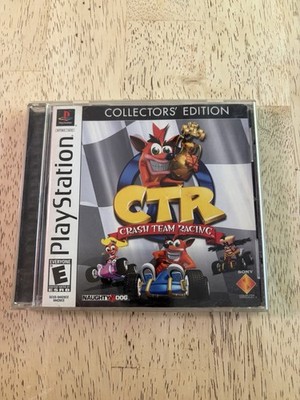 CTR ''Crash Team Racing'' PlayStation 1 - Complete Collector's Edition White Label