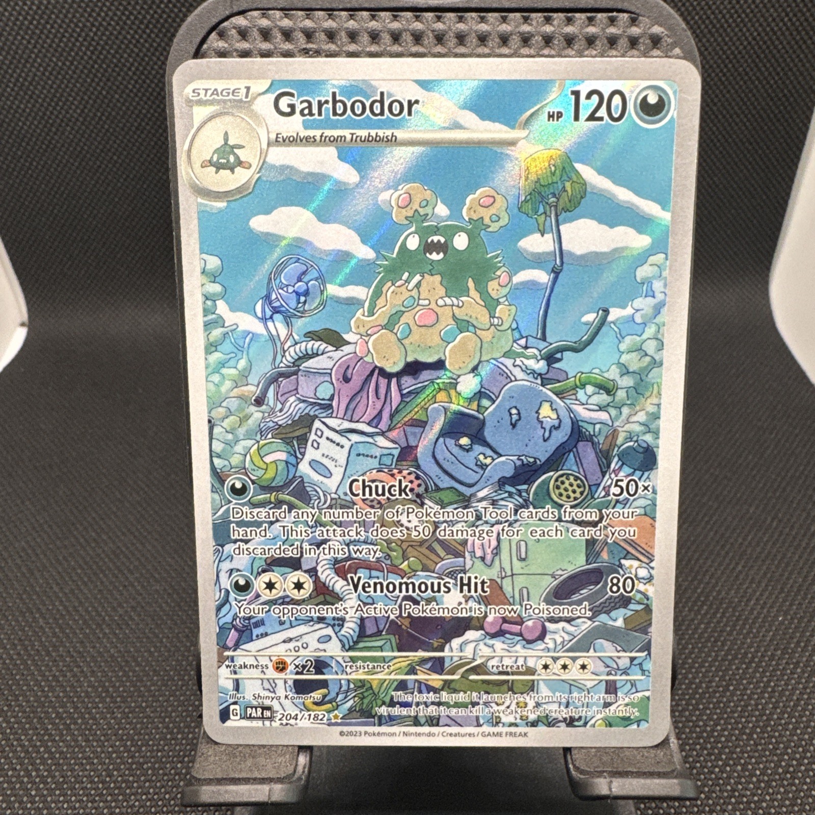 Garbodor Illustration Rare Paradox Rift 204/182