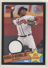 2020 Topps 1985 Baseball All-Stars Relics Black 48/199 Ronald Acuna Jr 4z8