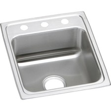 Elkay Lustertone LR15223 Single Bowl Top Mount Stainless Steel Sink - New