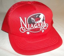 Vtg Unworn NIAGARA FALLS CANADA MESH TRUCKER SNAPBACK HAT
