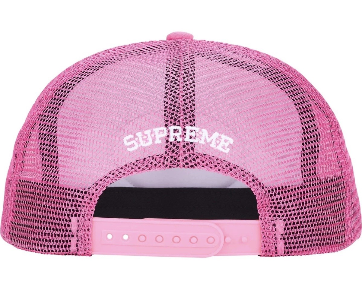 Supreme SS26 Playboy Authorized Dealer Mesh Back 5 Panel Hat Pink