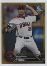 2016 Bowman Draft Chrome Top Prospects Gold Refractor 2/50 Alex Young 09wc