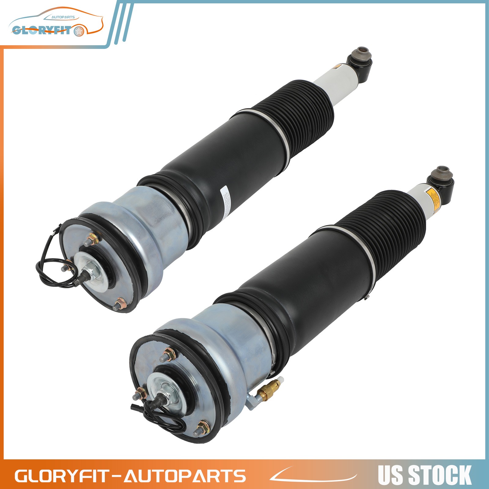For 2004-2014 Rolls Royce Phantom RR1 RR1N Air Suspension Rear Pair Shock Struts