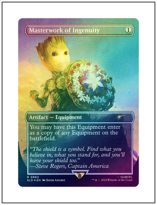 1x Masterwork of Ingenuity, Secret Lair Drop Marvel - 0863 - Foil, Magic MTG NM