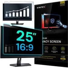 25 Inch 16:9 Privacy Screen for Computer Monitor and Laptop - Anti Glare Prot...