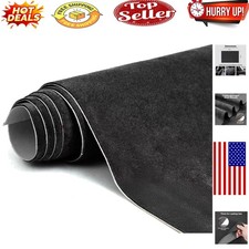 Black Suede Wrap for Car Home Interior
